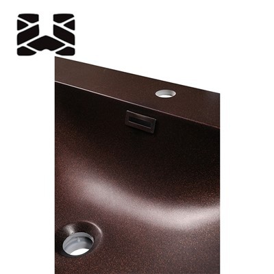 Red Resin Bathroom Countertops