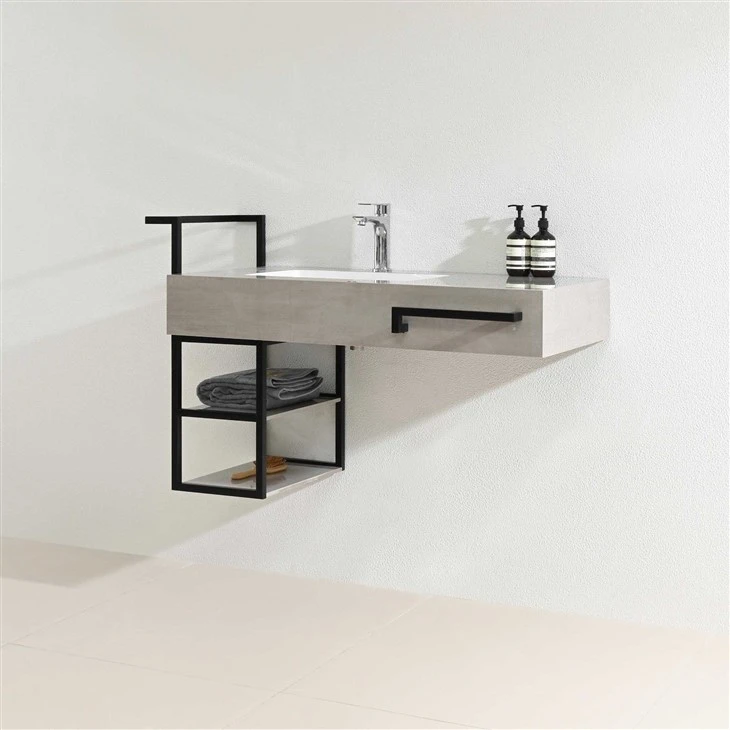 Earl Grey Sintered Stone Bathroom Vanity