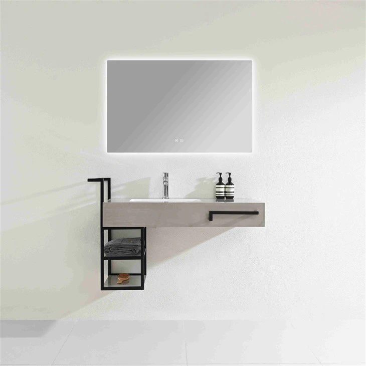 Earl Grey Sintered Stone Bathroom Vanity