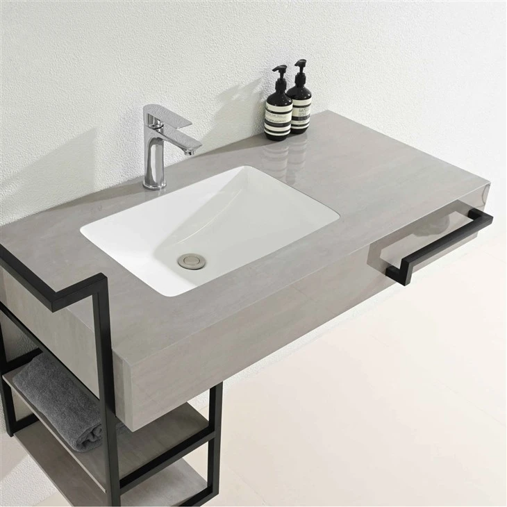 Earl Grey Sintered Stone Bathroom Vanity